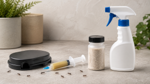 Comparison chart of the best ant killers by species and infestation location
